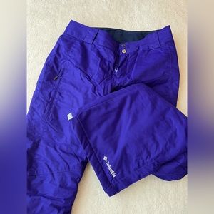 Columbia Purple Snow Pants Snowsport